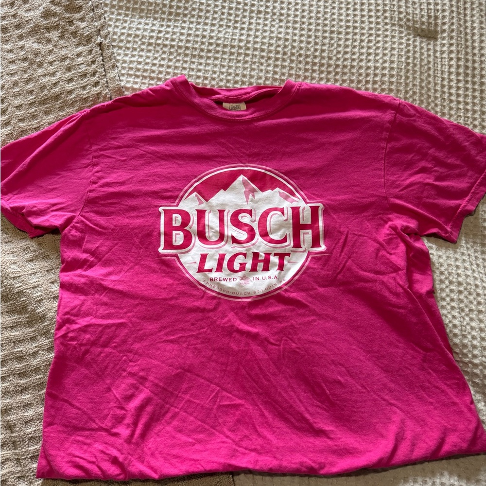 Comfort Colors Bright Pink Tee